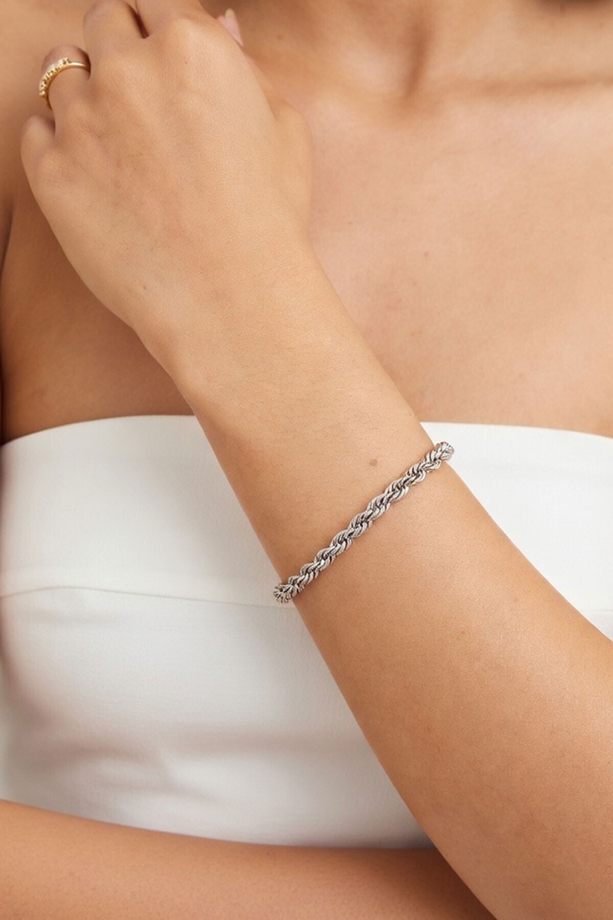 Silver Burgu Model Bileklik