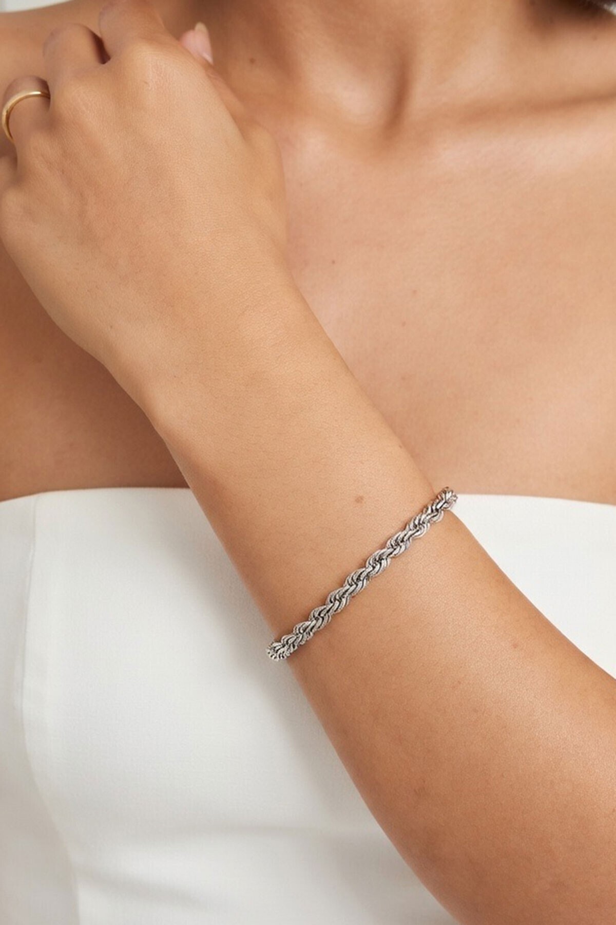 Silver Burgu Model Bileklik
