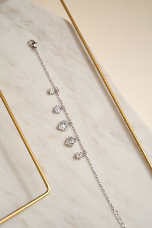 Silver Kalpli Charm Sallantılı Bileklik