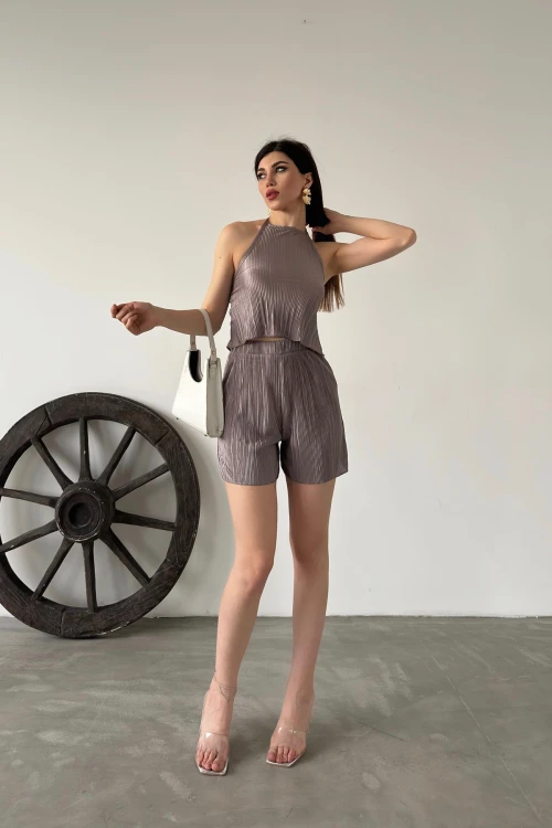 Vizon Boyundan Bağlamalı Piliseli İkili Takım