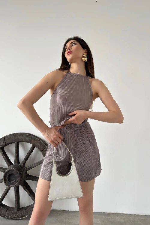 Vizon Boyundan Bağlamalı Piliseli İkili Takım