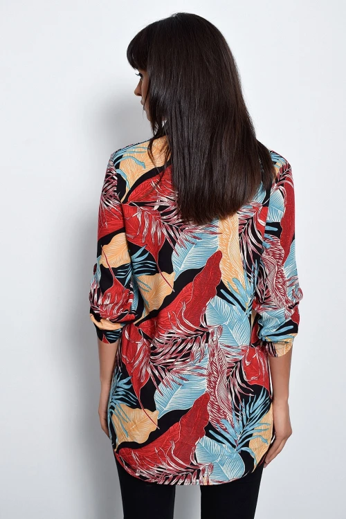 Multi Desenli Uzun Kol Gömlek BCBSK-25700-K4573