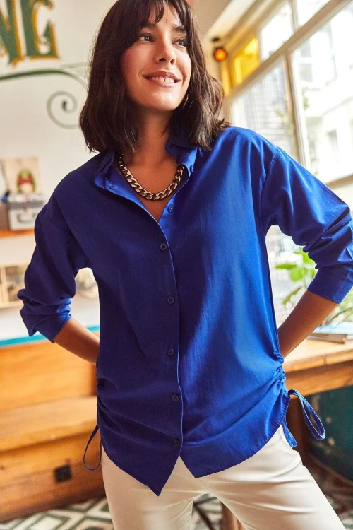 Saks Uzun Kollu Gömlek BCBSK-25700-K7339