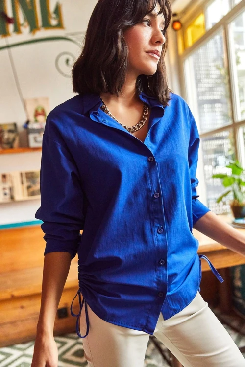 Saks Uzun Kollu Gömlek BCBSK-25700-K7339