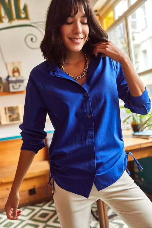 Saks Uzun Kollu Gömlek BCBSK-25700-K7339