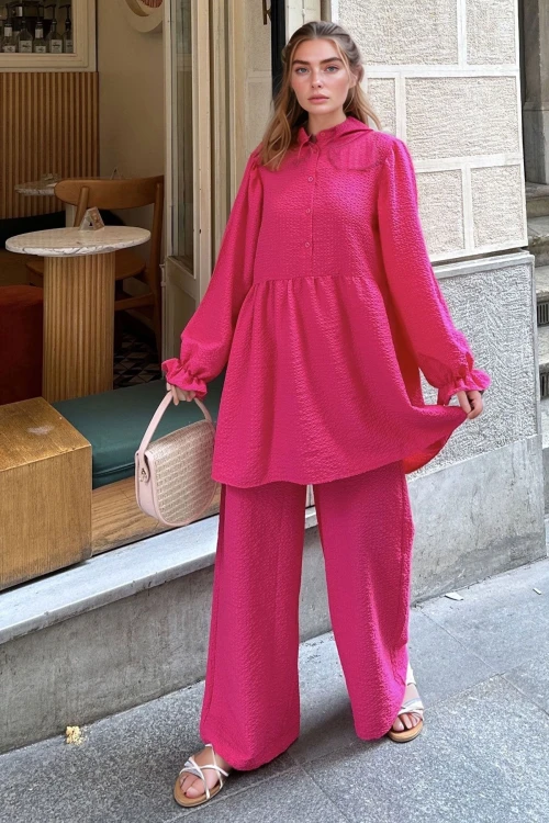 Fuşya Rahat Kesim İkili Alt Üst Takım BCBSK-25700-3531