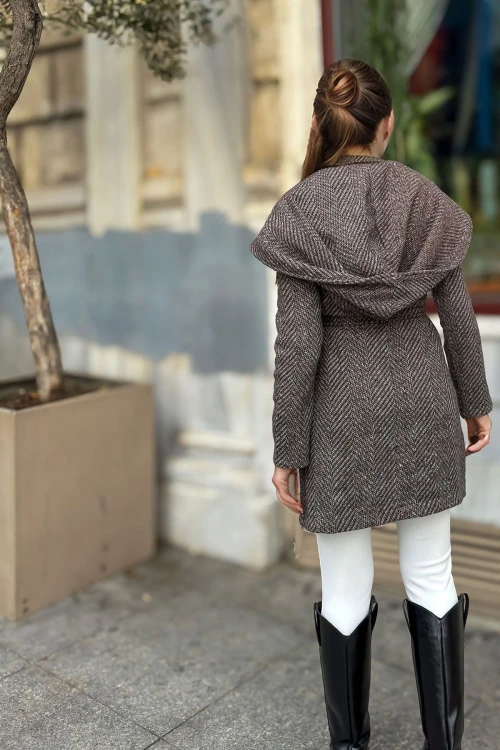 Kahve Beli Bağlamalı Kaban BCBSK-25700-3688