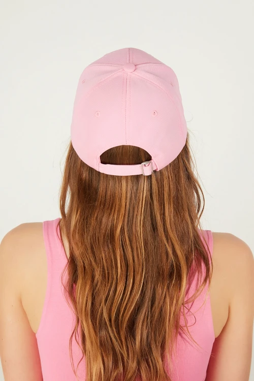 Pembe N.Y.C Baskılı Degradeli Kep BCNSV-2514588