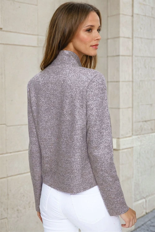 Pudra Deri Tokalı Salaş Hırka BCBSK-25700-2976