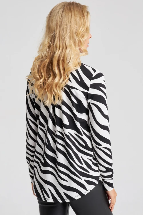 Siyah Yumuşak Dokulu Oversize Günlük Gömlek BCBSK-25700-K7614