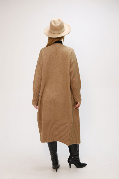 Bisküvi Salaş Yumuşak Dokulu Triko Hırka BCES-252009