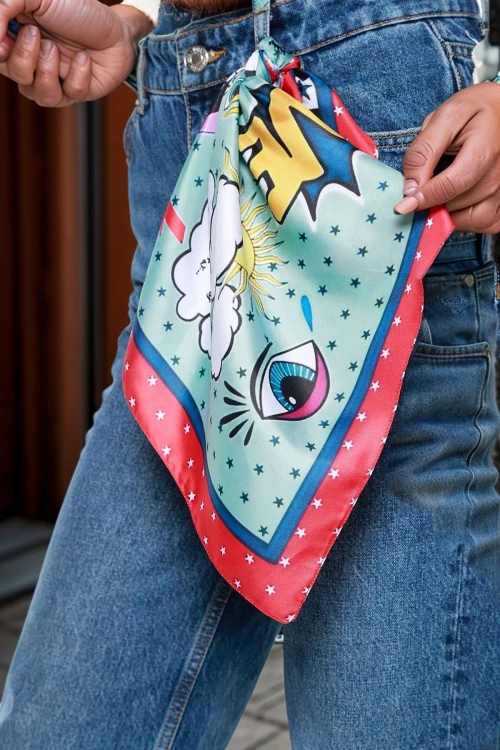 Renkli Renkli Bandana Fular BCNSV-2513707