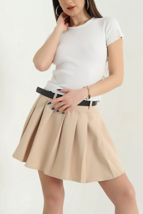 Siyah-Ekru-Pembe 3 Lü Paket Bebe Overloklu Crop Bluz BCOR-252003