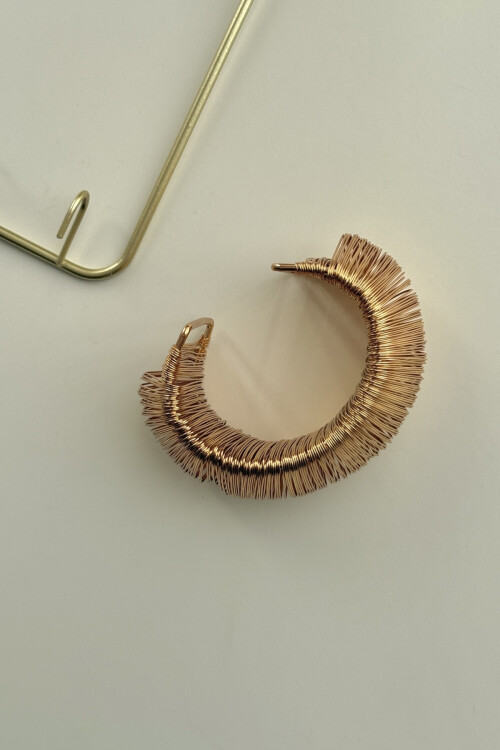 316L Çelik Kalın Kelepçe Bileklik Kadın Bilezik Ayarlanabilir Kelepçe BCYJ-251028