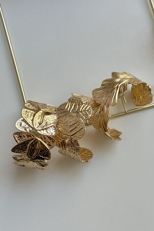 316L Çelik Kalın Kelepçe Bileklik Kadın Bilezik Ayarlanabilir Kelepçe BCYJ-251028