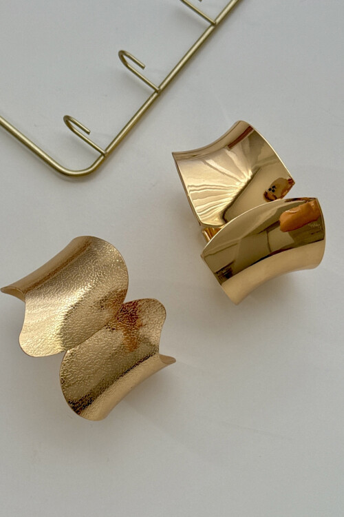 316L Çelik Kalın Kelepçe Bileklik Kadın Bilezik BCYJ-251031