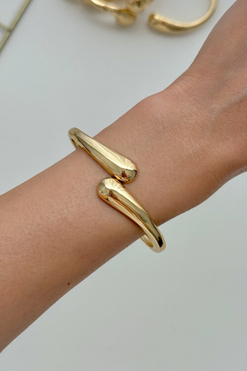 316L Çelik Kalın Kelepçe Bileklik Kadın Bilezik BCYJ-251037