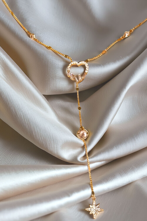 316L Çelik Y Kolye Kadın Kolye BCYJ-251018