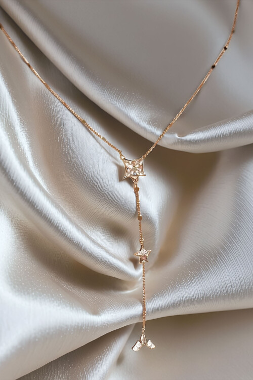 316L Çelik Y Kolye Kadın Kolye BCYJ-251018