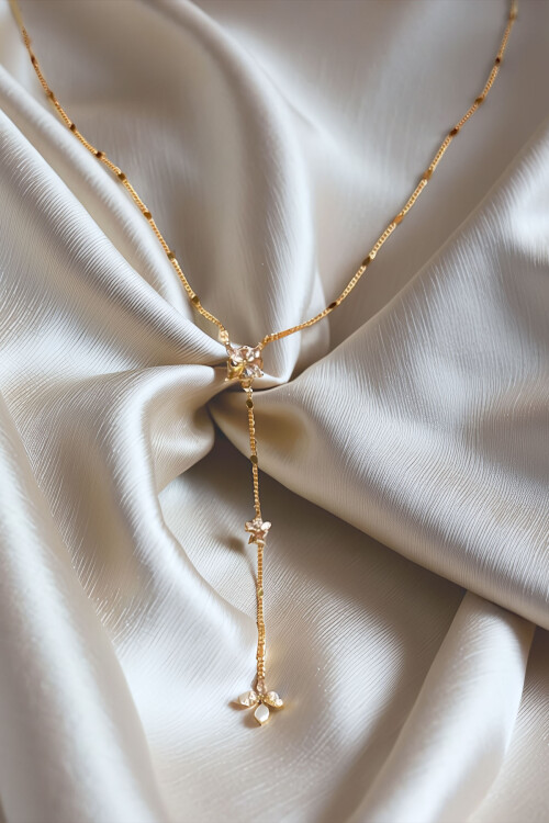 316L Çelik Y Kolye Kadın Kolye BCYJ-251018