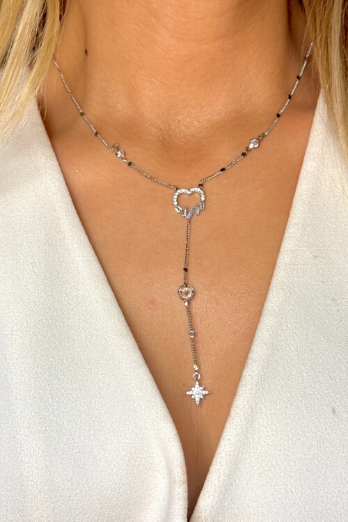 316L Çelik Y Kolye Kadın Kolye BCYJ-251018