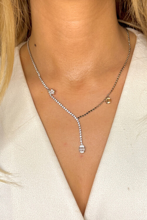 316L Çelik Y Kolye Kadın Kolye BCYJ-251018