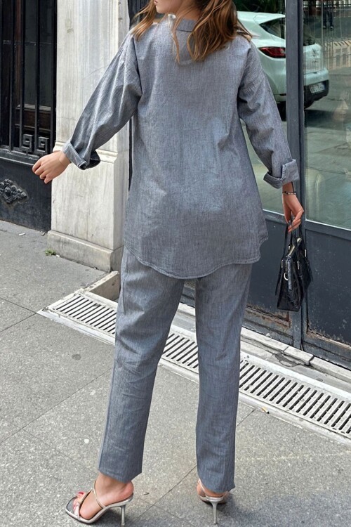 Antrasit Rahat Kesim İkili Alt Üst Takım