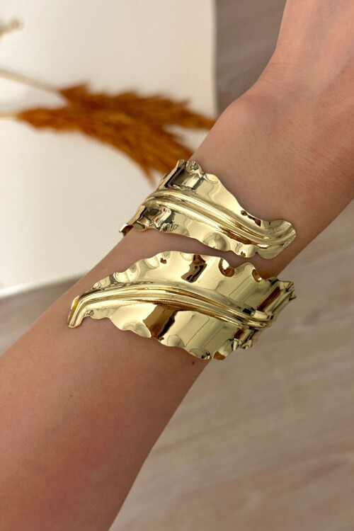 Çelik Kalın Kelepçe Bilezik Ayarlanabilir Kadın Erkek Unisex BCYJ-251024