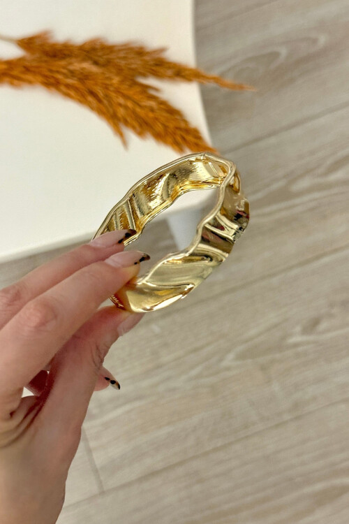 Çelik Kalın Kelepçe Bilezik Ayarlanabilir Kadın Erkek Unisex BCYJ-251024