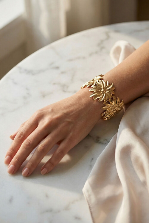 Çelik Kalın Kelepçe Bilezik Ayarlanabilir Kadın Erkek Unisex BCYJ-251038