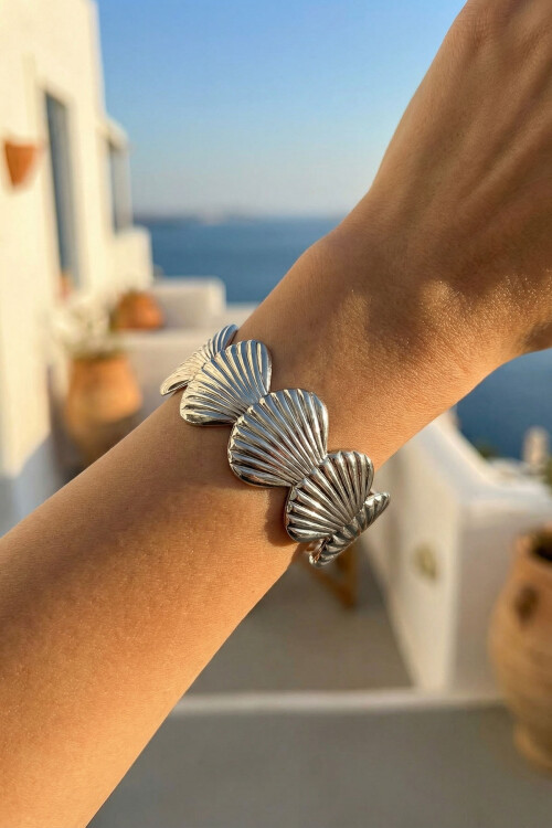 Çelik Kalın Kelepçe Bilezik Ayarlanabilir Kadın Erkek Unisex BCYJ-251038