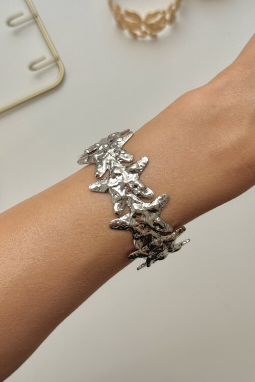 Çelik Kalın Kelepçe Bilezik Ayarlanabilir Kadın Erkek Unisex BCYJ-251038