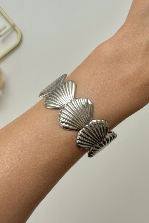 Çelik Kalın Kelepçe Bilezik Ayarlanabilir Kadın Erkek Unisex BCYJ-251038