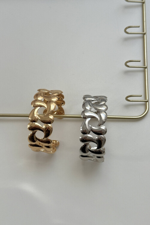 Çelik Kalın Kelepçe Bilezik Ayarlanabilir Kadın Erkek Unisex BCYJ-251038