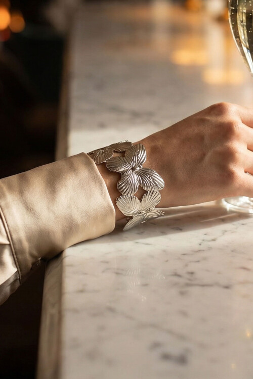 Çelik Kalın Kelepçe Bilezik Ayarlanabilir Kadın Erkek Unisex BCYJ-251038