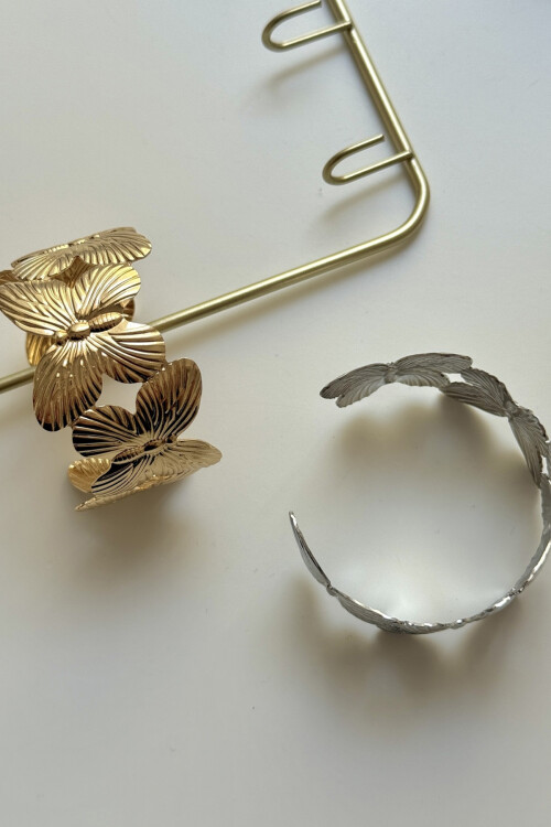 Çelik Kalın Kelepçe Bilezik Ayarlanabilir Kadın Erkek Unisex BCYJ-251038