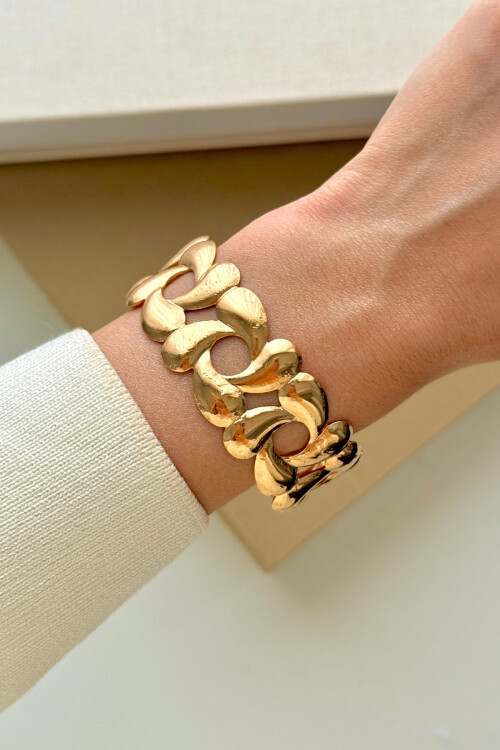 Çelik Kalın Kelepçe Bilezik Ayarlanabilir Kadın Erkek Unisex BCYJ-251038