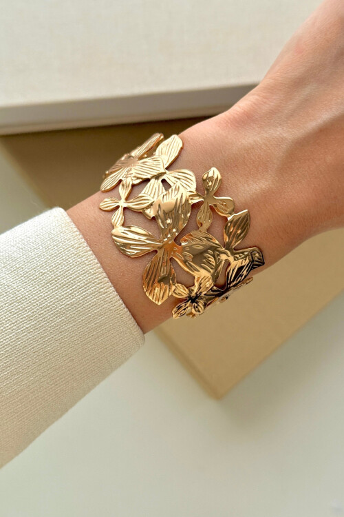 Çelik Kalın Kelepçe Bilezik Ayarlanabilir Kadın Erkek Unisex BCYJ-251038