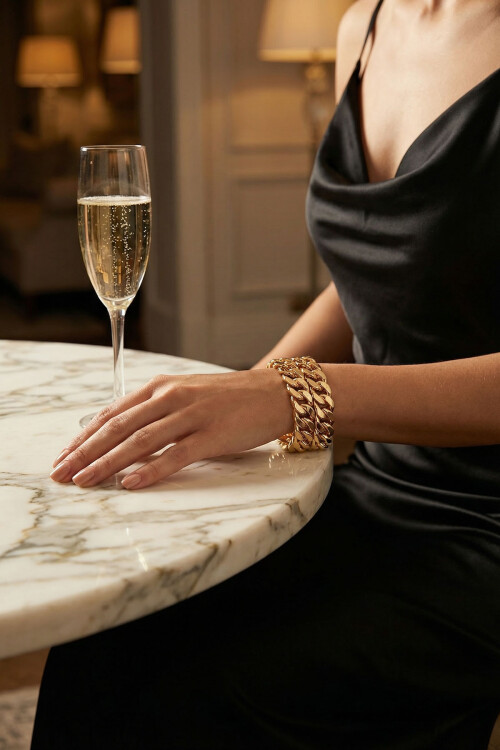 Çelik Kalın Kelepçe Bilezik Kadın Erkek Unisex Bileklik BCYJ-251039