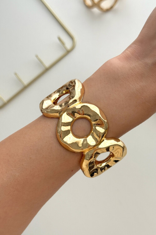 Çelik Kalın Kelepçe Bilezik Kadın Erkek Unisex Bileklik BCYJ-251039