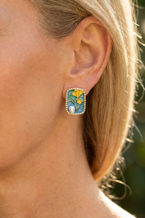 Çelik Sanat Vintage Kadın Küpe BCYJ-251053