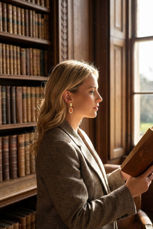 Çelik Sanat Vintage Kadın Küpe BCYJ-251053