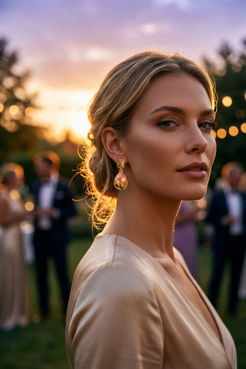 Çelik Sanat Vintage Kadın Küpe BCYJ-251053