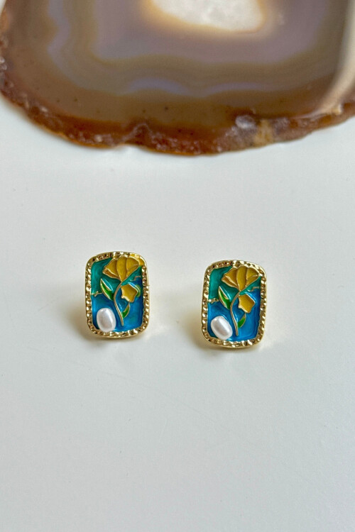 Çelik Sanat Vintage Kadın Küpe BCYJ-251053