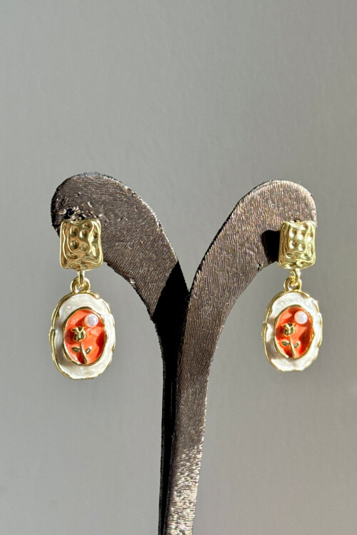 Çelik Sanat Vintage Kadın Küpe BCYJ-251053