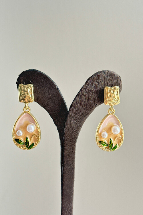 Çelik Sanat Vintage Kadın Küpe BCYJ-251053