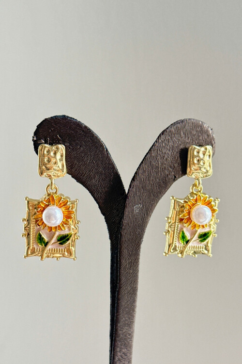 Çelik Sanat Vintage Kadın Küpe BCYJ-251053