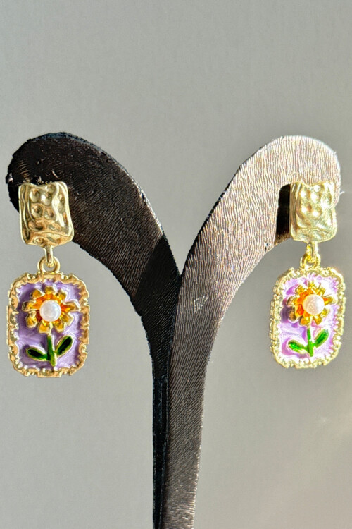 Çelik Sanat Vintage Kadın Küpe BCYJ-251053