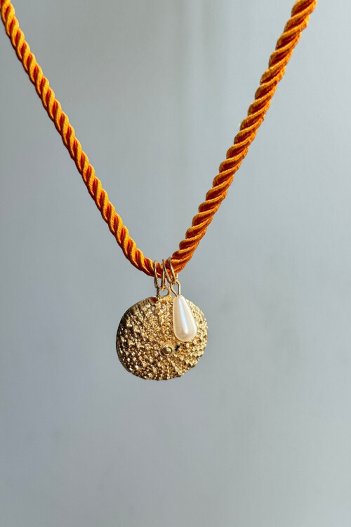 Çelik Uçlu Hasır İpli Kolye BCYJ-251049