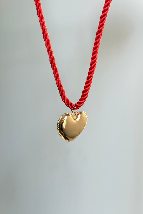 Çelik Uçlu Hasır İpli Kolye BCYJ-251049